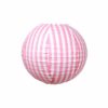 Paper lantern 25cm – White with Pink Stripes - decomazing.com