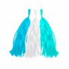 Tassel Tasselgirlande - Blau Mix