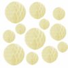 Wabenball 12er Set - Creme