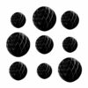 Wabenball 9er Set - Schwarz